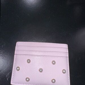 Studded Purple Card Holder